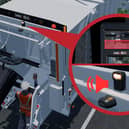 This bebe Human Detection System alerts the vehicle operator if anyone has entered its 'danger zone'