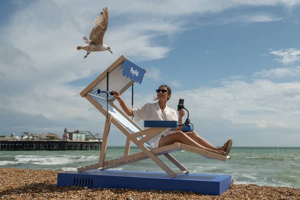 It comes after a fifth of Brits admit they now shop on their phone or tablet at the seaside