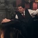 Luis Guzmán and Catherine Zeta-Jones in Wednesday season 2