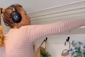 Mrs Hinch has previously shared that she uses the soundcore Q30 by Anker Hybrid Active Noise Cancelling Headphones to listen to music and podcasts while tackling household chores.
