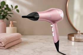 The Remington Shine Therapy hair dryer combines ionic technology with multiple styling settings