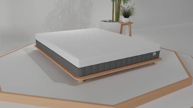 The Panda Hybrid Bamboo Mattress has a breathable bamboo cover and bamboo-infused memory foam.