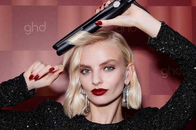 The Amazon-exclusive ghd Gold gift set includes the straightener, All Rounder Paddle Brush and heat-resistant storage bag