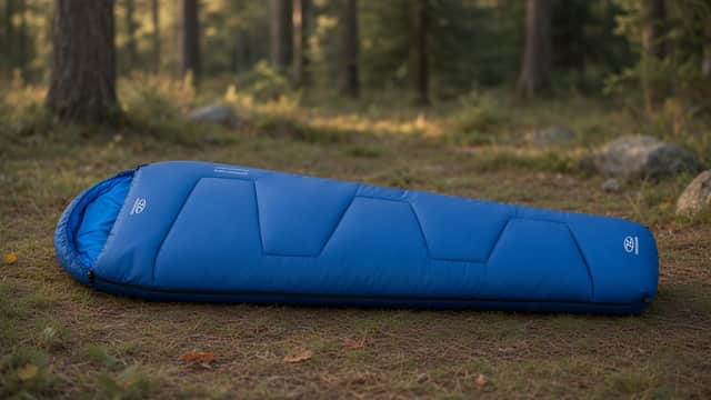 The Highlander Sleepline 250 mummy sleeping bag delivered lightweight warmth for a cosy night's sleep during my first camping trip.