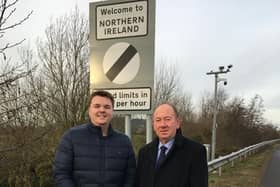 Cllr Scott Armstrong (left) and William Irwin MLA.