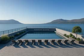An artist's impression of how Warrenpoint's historic sea baths could look.
