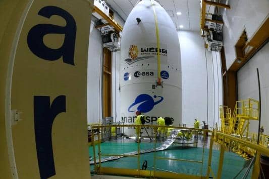 The Newry-based firm Resonate Testing, which is a mechanical and environmental test facilitator, has already made a name for itself in the sector having worked with Irish Space Systems Engineering company Realtra, on high profile projects such as the James Webb Space Telescope launch vehicle. Picture is of NASA's James Webb Space Telescope secured atop rocket ahead of December 24 launch in 2021