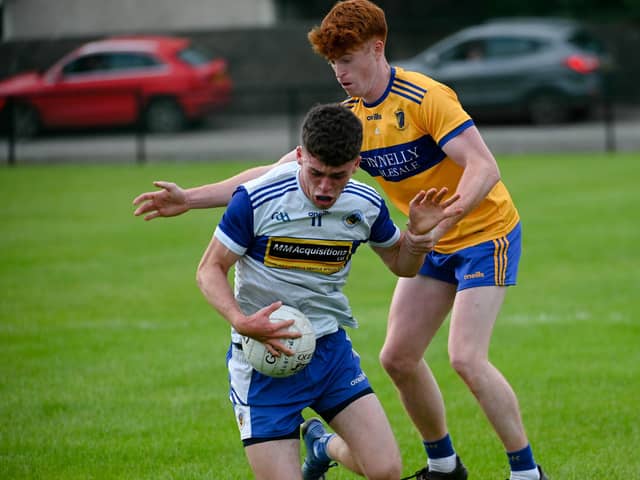 Jack McArdle hit 0-7 as Dromintee defeated Pearse Ogs 0-23 to 1-10 on Tuesday night. Pic: Brendan Monaghan