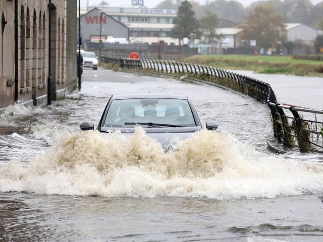 Flooding in Newry City. Pic: Jonathan Porter/Presseye