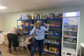 A Social Supermarket in operation in Northern Ireland. 