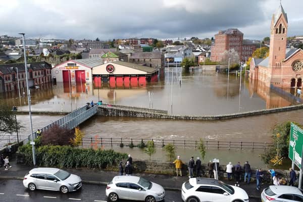 Press Eye - Northern Ireland - 31st  October 2023

Photo by Jonathan Porter / Press Eye 

The public are advised to avoid Newry City Centre as it is experiencing unprecedented levels of flooding due to the canal bursting its banks overnight.
A major clean-up operation is under way in the city this morning.
Flooding has hit parts of Northern Ireland and people have been warned not to travel, amid heavy rain and weather warnings. 


:The public are advised to avoid Newry City Centre as it is experiencing unprecedented levels of flooding due to the canal bursting its banks overnight. A major clean-up operation is under way in the city this morning. Flooding has hit parts of Northern Ireland and people have been warned not to travel, amid heavy rain and weather warnings.