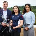 MPT Director Johnny Rollins, Katie Jennings and Emma Haughian of Hughes Insurance