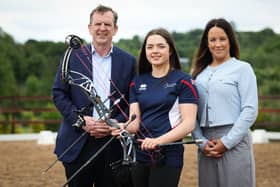 MPT Director Johnny Rollins, Katie Jennings and Emma Haughian of Hughes Insurance