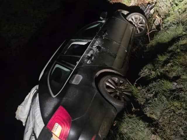 The car came off the Ferryhill Road at the brow of the hill.