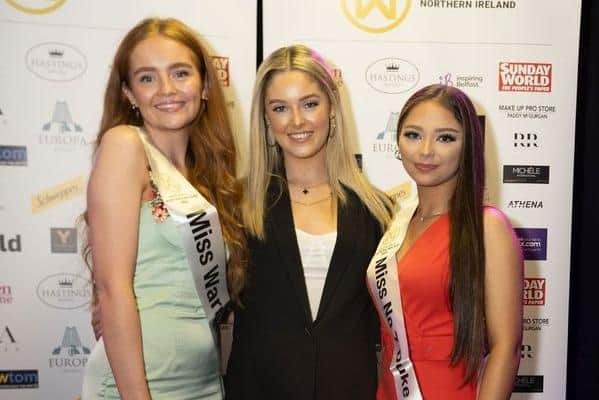Miss Warrenpoint, Molly Spiers, and Miss No7Duke Street, Mollie O’Connell, alongside entertainment manager of No7 Duke Street, Nicole Reynolds.