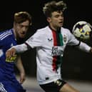 Glentoran youngster Casey Smyth has joined Newry City on loan for the rest of this season. (Photo by INPHO/Brian Little)