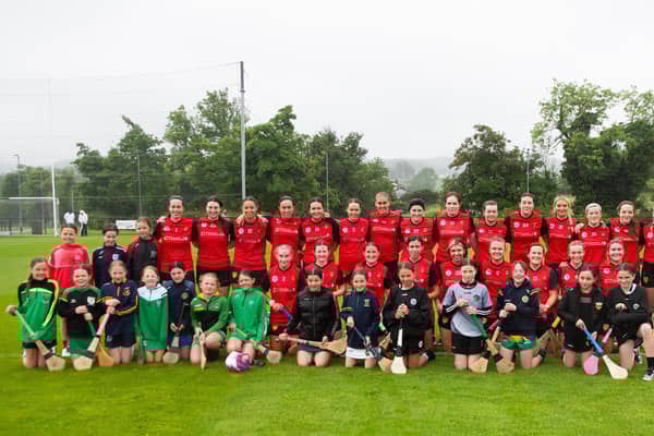 The Down camogie squad. Pic: ©INPHO/Evan Logan