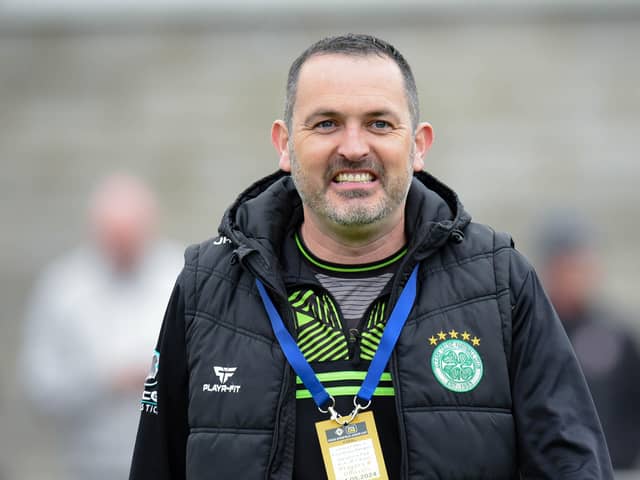 Cleary Celtic manager John Hogg.