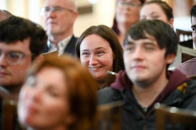 Some of the crowd who attended the Autism Connect launch event.