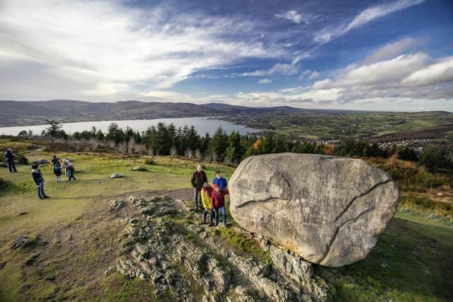 A publicity image of Kilbroney Forest Park produced by tourist site Visit Mourne Mountains.