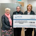 Teac Mallon donated £180 to PIPS Hope and Support.