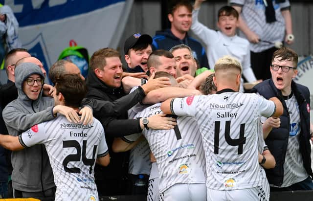 "If we win, the joy won’t be for the players, it will be for everybody who has put in the hard hours and needs a lift and some form of hope that the season isn’t over," says Newry City boss Barry Gray