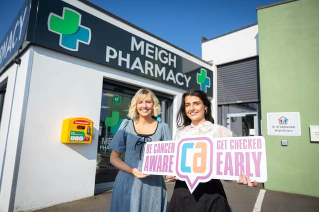 Dr Anna Cullen, Public Health Registrar at the Public Health Agency (PHA) & Clare Conroy, Community Pharmacist from Meigh Pharmacy