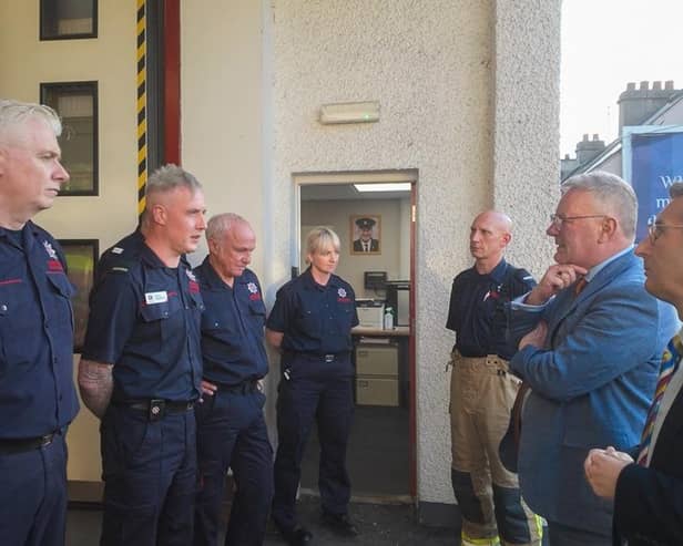 Health Minister Mike Nesbitt and Agriculture, Environment and Rural Affairs Minister Andrew Muir thanked firefighters and NIFRS support personnel involved in the response to recent wildfires.
