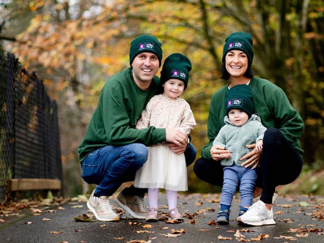 Denise Curran and her husband Michael and their two children, Reece (aged 1) and Sienna (aged 2)