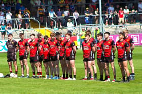 Down pictured ahead of their SFC game against Clare in Round 1