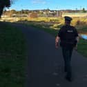 PSNI officers on patrol in Newry. Pic: Facebook