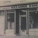Alexander Hanna's Paint Shop in Newry pictured in 1966
