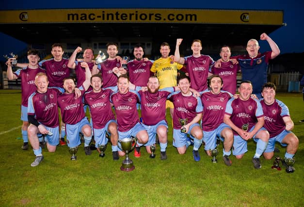 Villa Rovers upset the odds and defeat Cleary Celtic 1-0 in the Carnbane League Bessbrook Cup Final with Mark Lennon netting the game's only goal from a free kick.