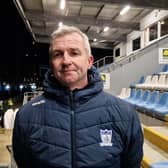 Newry City assistant manager Raymond Byrne.