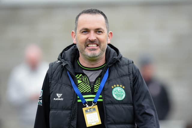 Cleary Celtic manager John Hogg. Pic: Brendan Monaghan