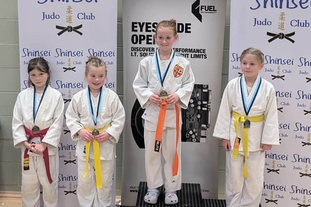 Shinken Shobu Ryu Judo students Ziggy Magee and Amber Melling won medals.