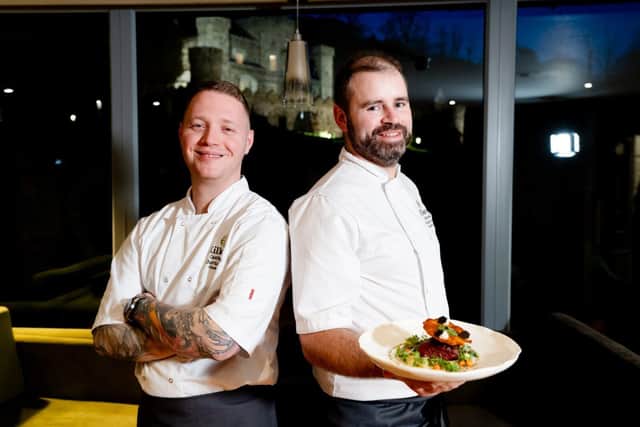 Head Chef Dario Percic and Executive Chef Darragh Dooley pictured at the launch of Gullion at Killeavy