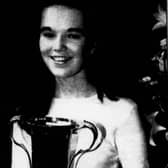 Emma Rooney, winner of the Flora Allen Memorial Cup for obtaining the highest mark in any solo class at Newry Feis.
