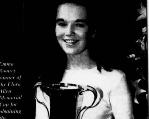 Emma Rooney, winner of the Flora Allen Memorial Cup for obtaining the highest mark in any solo class at Newry Feis.