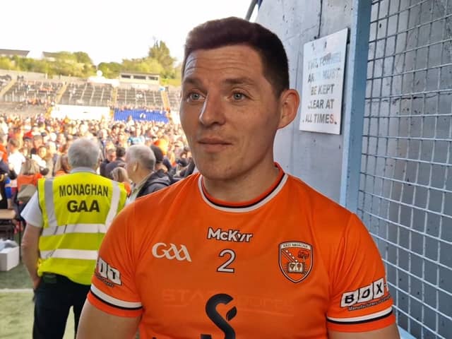 Armagh's Paddy Burns.