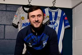 Newry City's newest signing: Francis McCaffrey. Picture: Brendan Monaghan