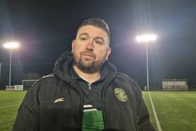 Newry Celtic manager Stephen Daly.
