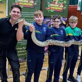 Jurassic Ark paid a visit to St. Louis Grammar School.