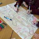 Artwork produced by pupils on the 'Seasons of Life' programme.