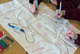 Artwork produced by pupils on the 'Seasons of Life' programme.