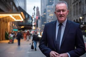Economy Minister Conor Murphy pictured in New York