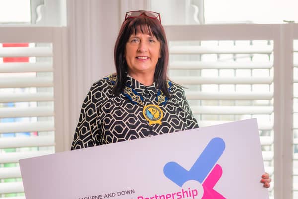 Chair of Newry, Mourne and Down District Council, Cllr Valerie Harte.