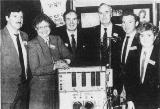 Kidney Research Fund President, Mrs Josie Kerr, second from left with Newry committee members Tom Morgan, Tony Coleman, Vincent and Michael Connolly and transplant recipient Janet Coleman.