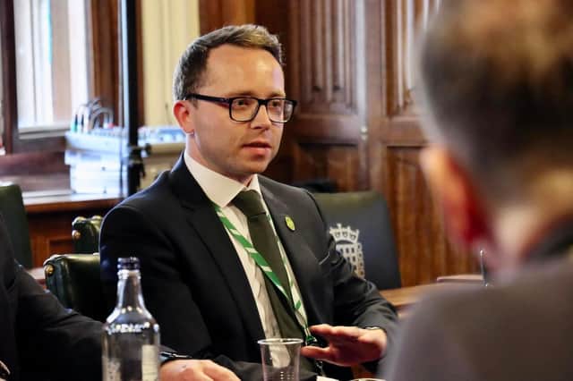 Newry & Armagh MP, Dáire Hughes.