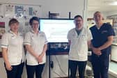 Daisy Hill Hospital’s renal dietitians Jill McMullan, Barbara Irwin and Darren McClelland who have been ranked in the top three in the UK with Dr John Harty, Consultant Nephrologist